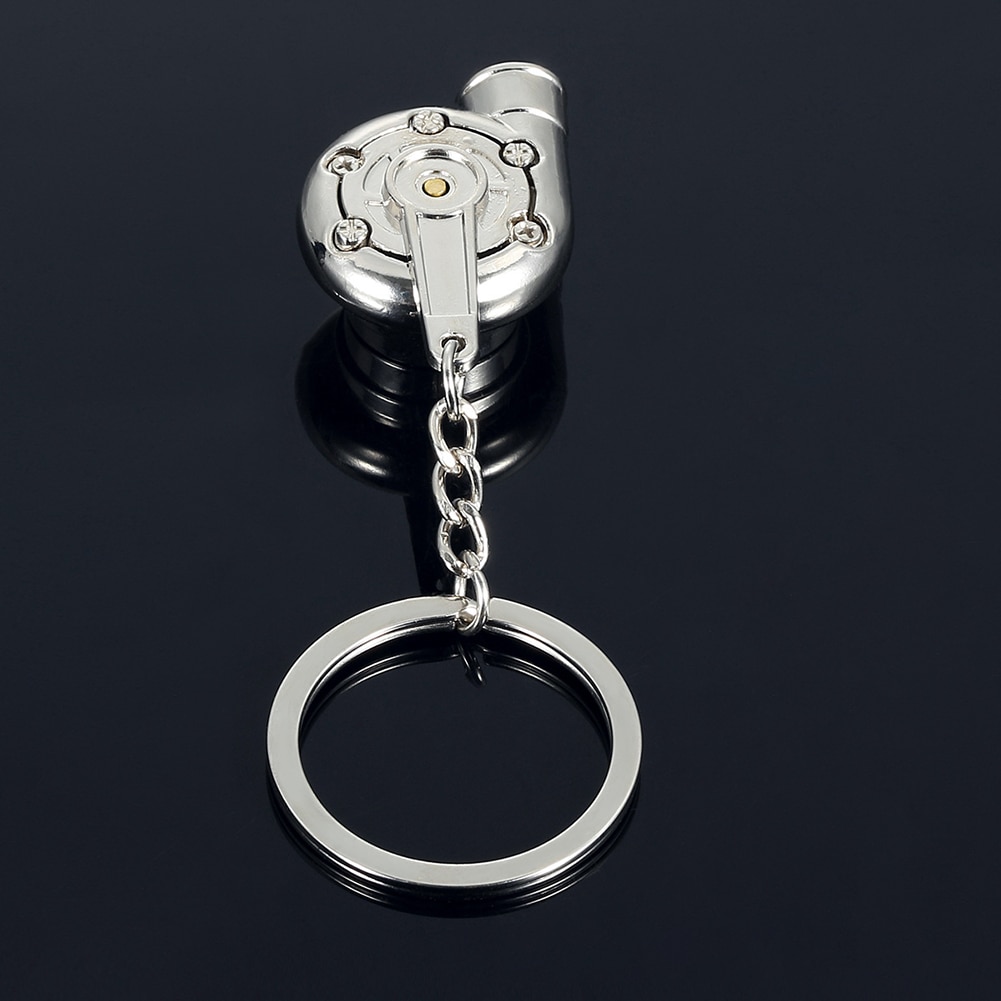 Mini Zinc Alloy Turbo Keychain