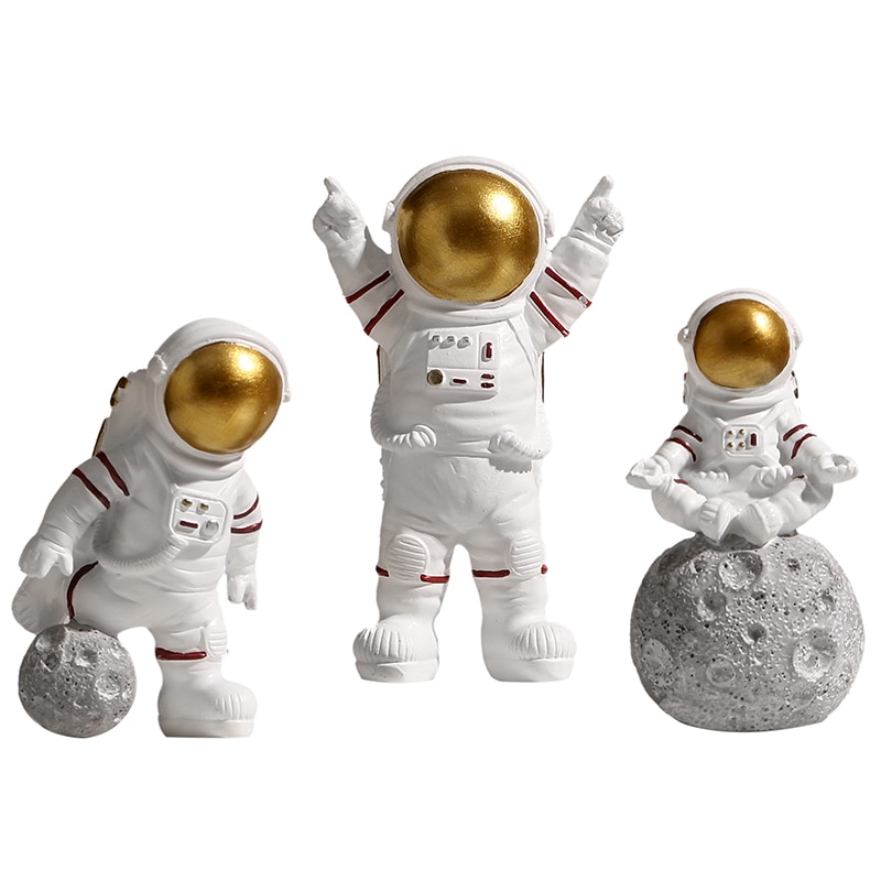 Miniature Astronaut Figures (3 pcs)