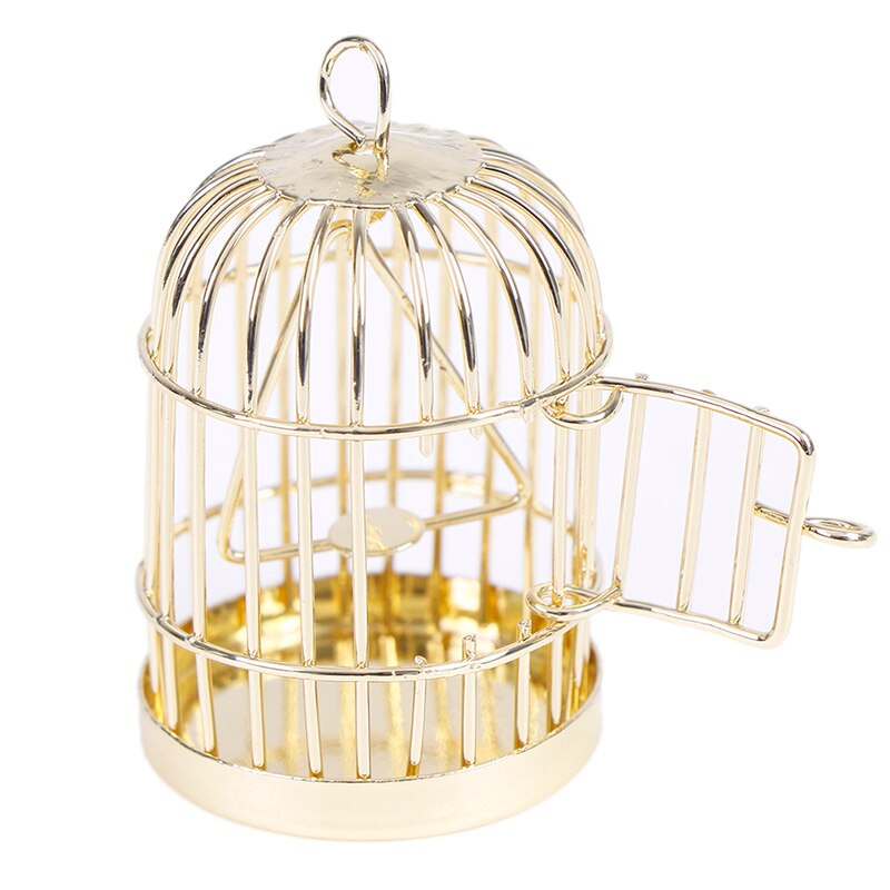 Miniature Bird Cage for Dollhouse Miniature Bird Cage for Dollhouse
