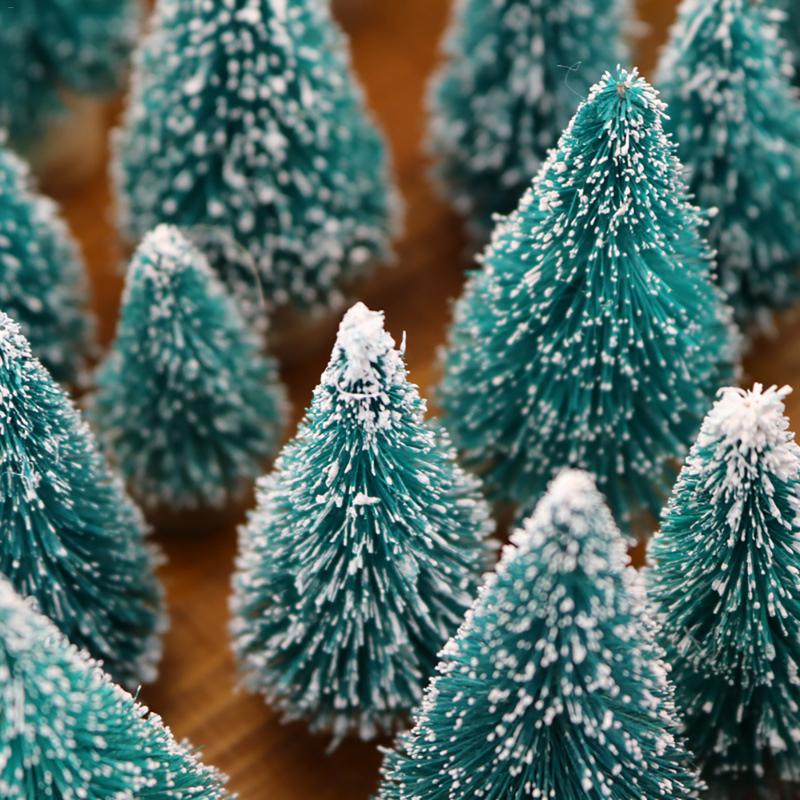 Miniature Christmas Tree 12PC Set Decoration Miniature Christmas Tree 12PC Set Decoration