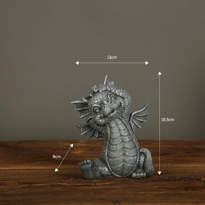 Miniature Dragon Figurine Garden Decor Miniature Dragon Figurine Garden Decor