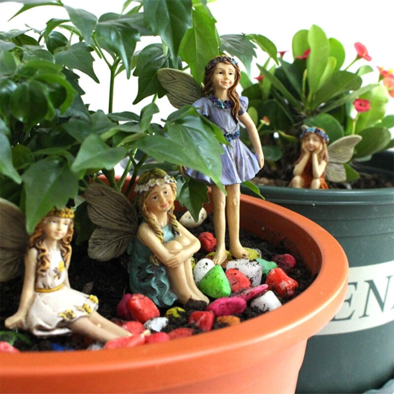 Miniature Fairy Figurines Set (6 Pcs) Miniature Fairy Figurines Set (6 Pcs)