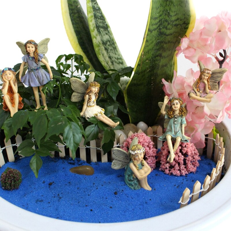 Miniature Fairy Figurines Set (6 Pcs) Miniature Fairy Figurines Set (6 Pcs)