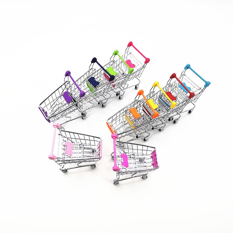 Miniature Shopping Cart Trolley Toy