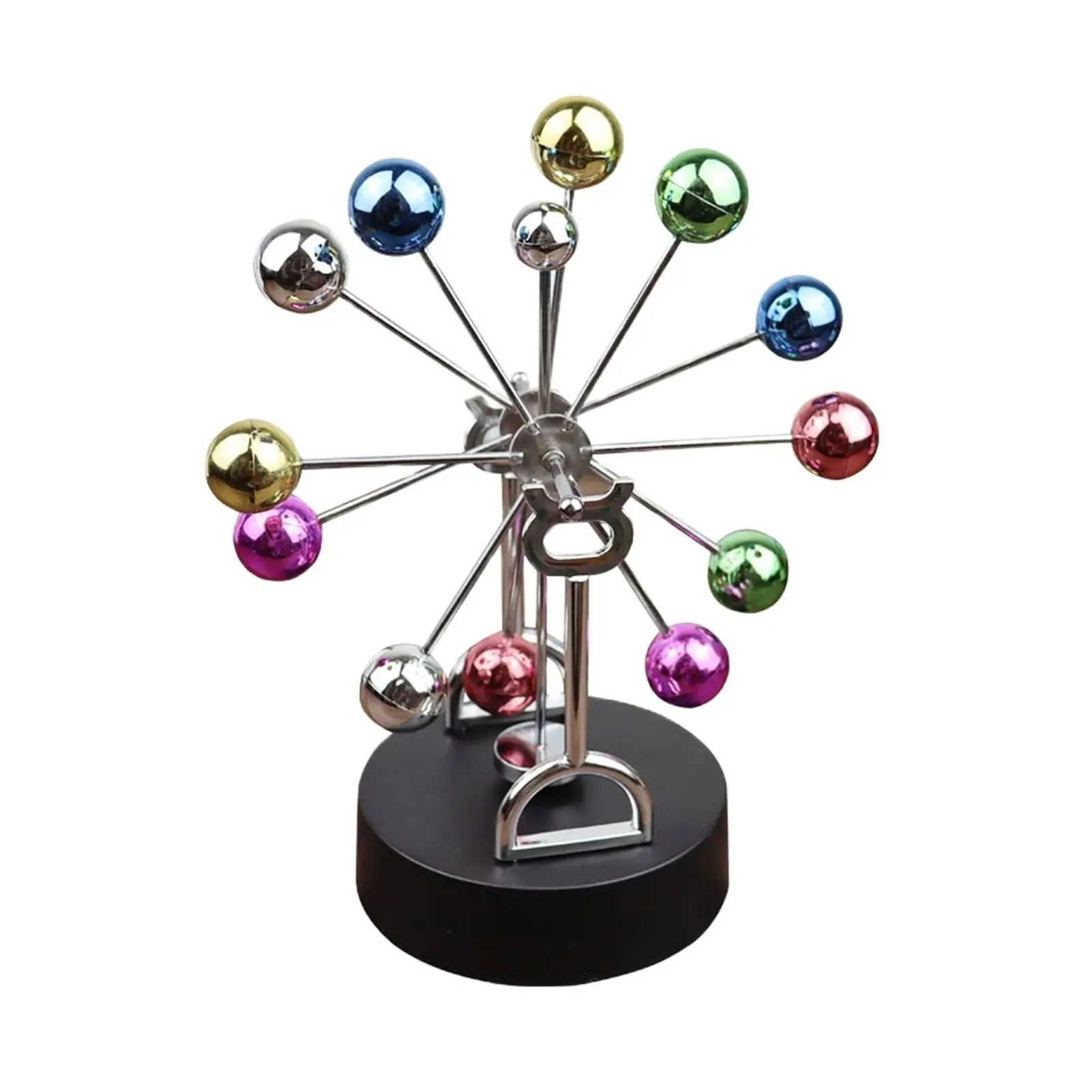 Miniatures Ferris Wheel Perpetual Motion Newton Pendulum Eternal Celestial Model Newton Cradle Magnetic Ornaments Home