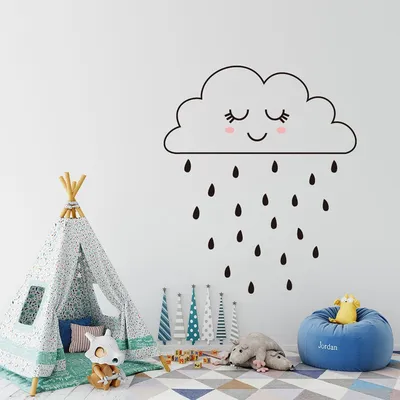 Minimalist Cloud Wall Sticker