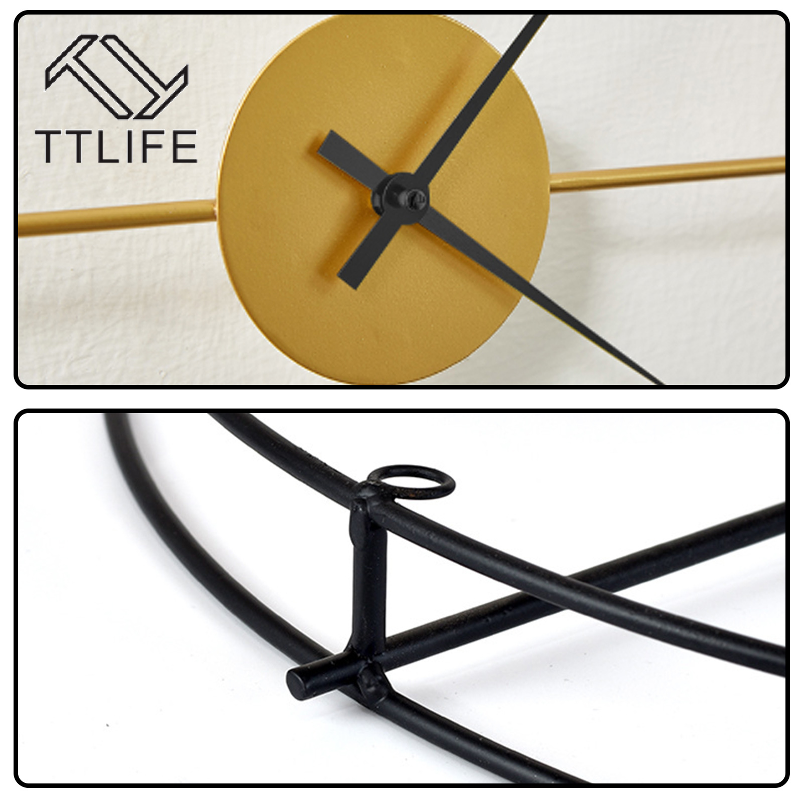 Minimalist Metal Skeleton Clock Minimalist Metal Skeleton Clock