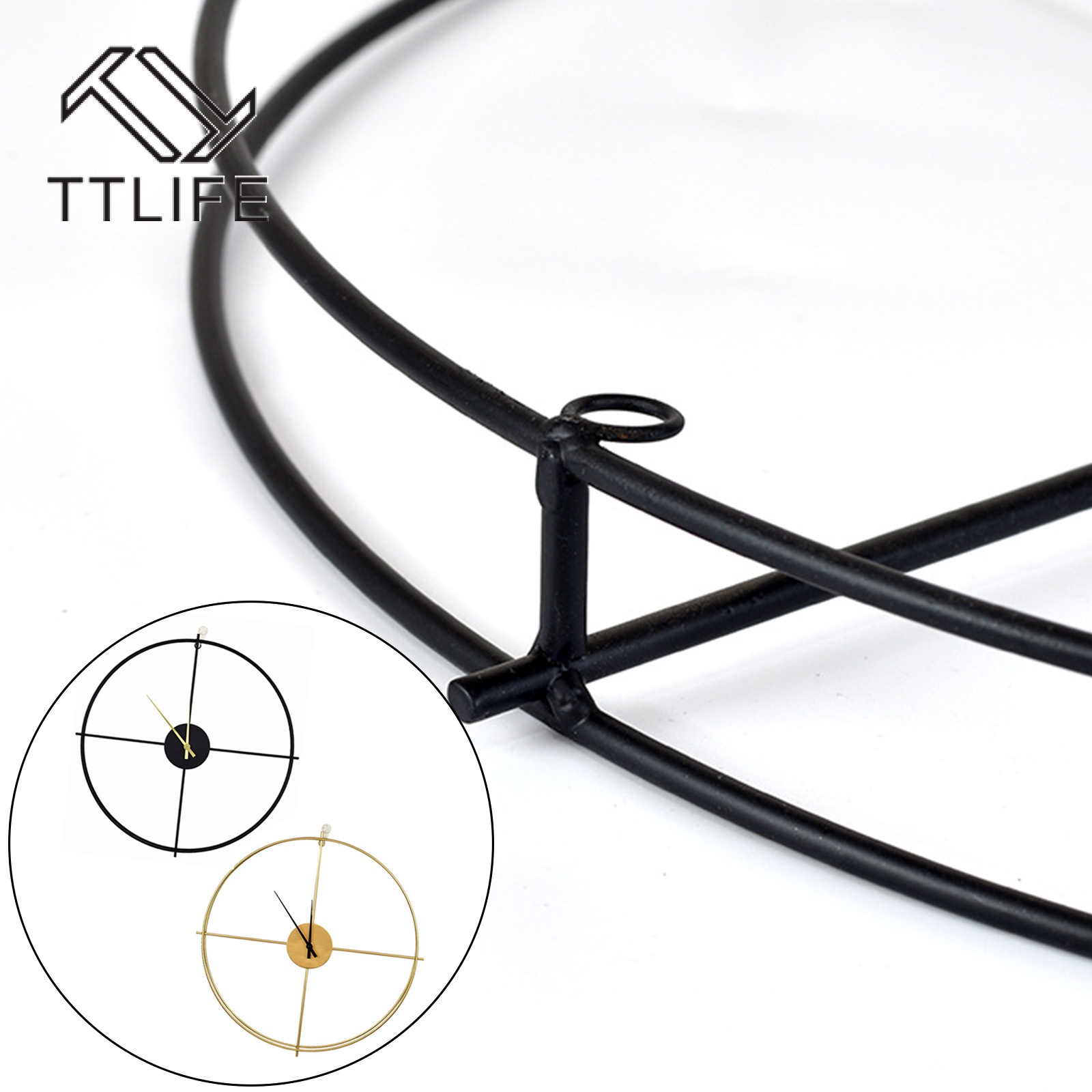 Minimalist Metal Skeleton Clock Minimalist Metal Skeleton Clock