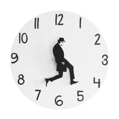 Ministry of Silly Walk Funny Wall Clock