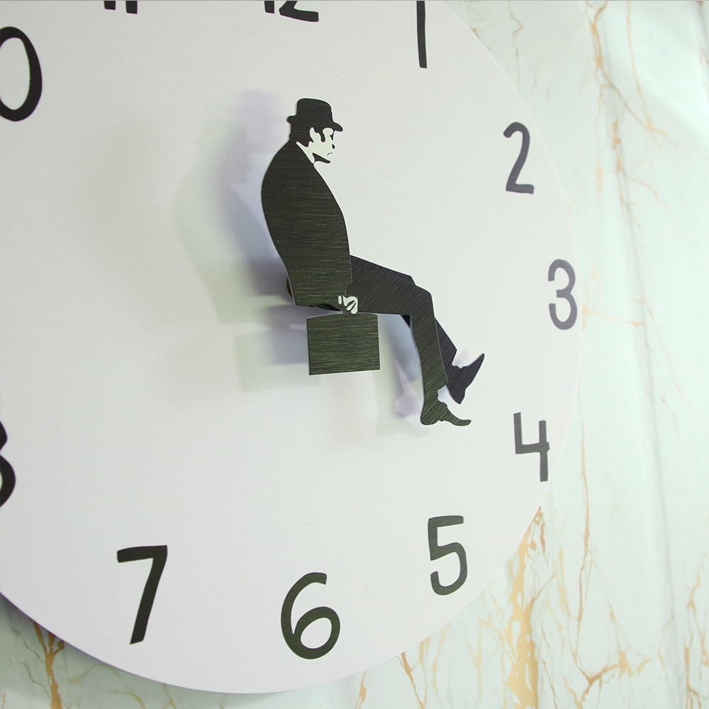 Ministry of Silly Walk Funny Wall Clock