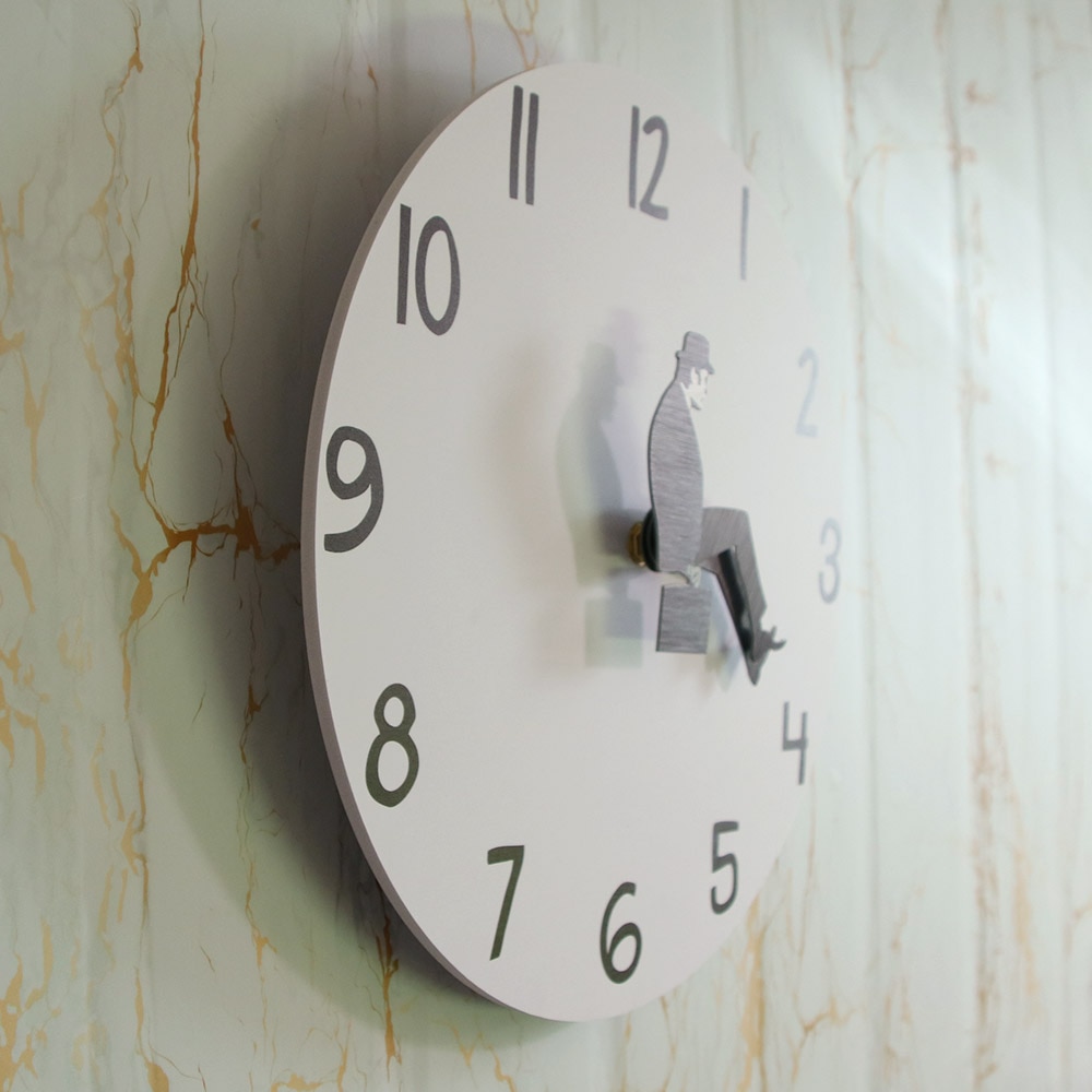 Ministry of Silly Walk Funny Wall Clock
