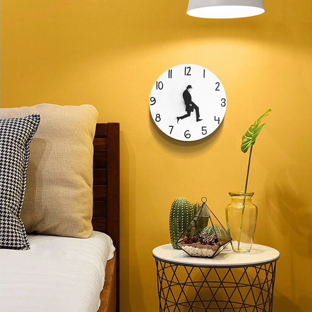 Ministry of Silly Walk Funny Wall Clock