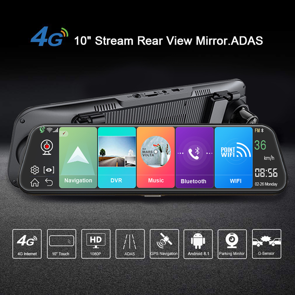 Mirror Dash Cam Car Safety Accessory Mirror Dash Cam Car Safety Accessory