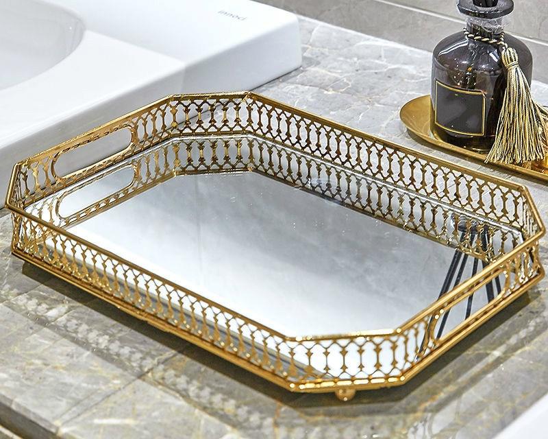 Mirror Tray Vintage Display Decor Mirror Tray Vintage Display Decor