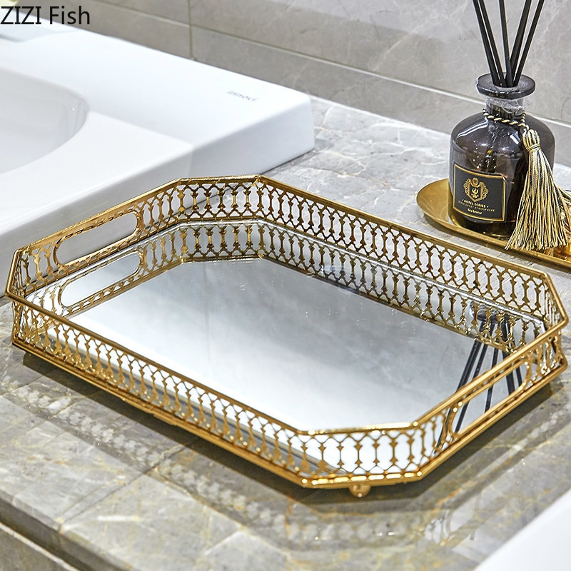 Mirror Tray Vintage Display Decor Mirror Tray Vintage Display Decor
