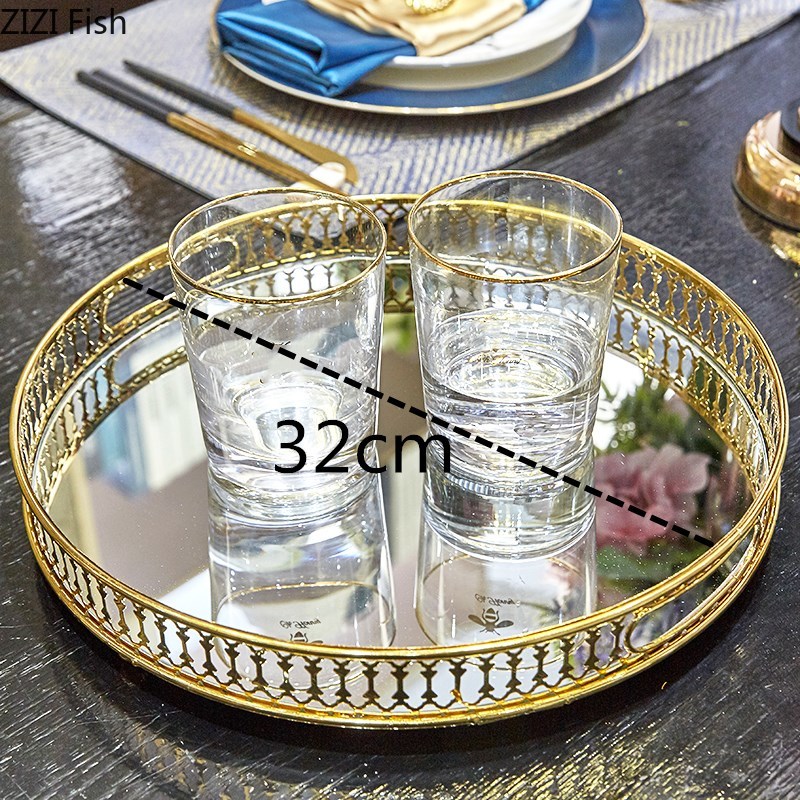 Mirror Tray Vintage Display Decor Mirror Tray Vintage Display Decor