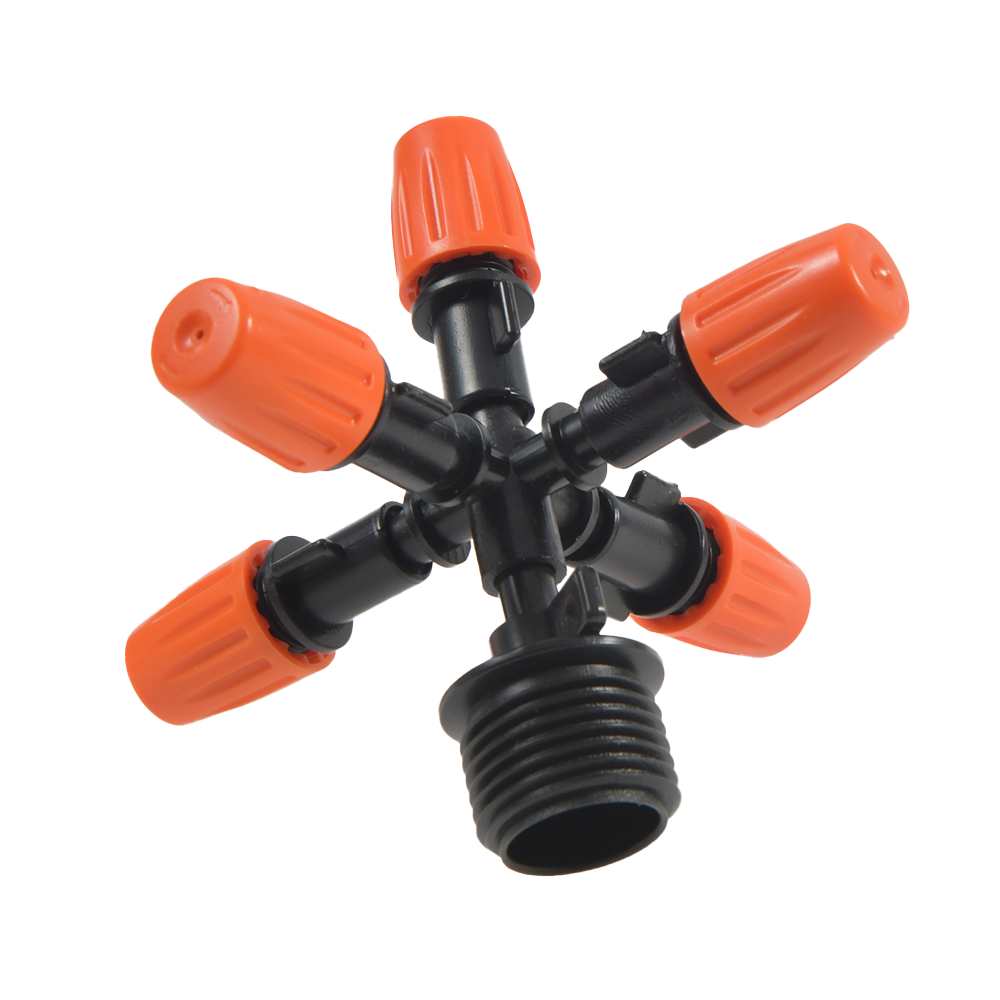 Mist Sprinkler 5 way Fog Sprinkler Nozzle Adjustable Misting Mist Water 1set Automatic Flower Watering Garden Atomizer Mist Sprinkler 5 way Fog Sprinkler Nozzle Adjustable Misting Mist Water 1set Automatic Flower Watering Garden Atomizer