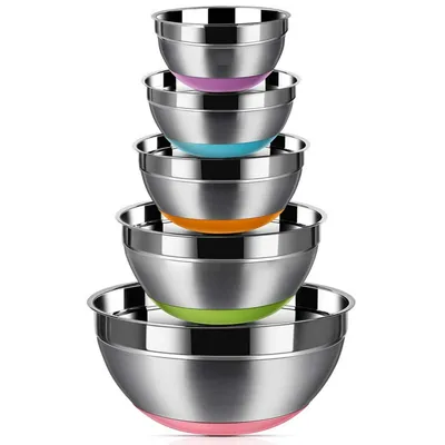 Mixing Bowl Set Cooking Tools (5Pcs) Mixing Bowl Set Cooking Tools (5Pcs)