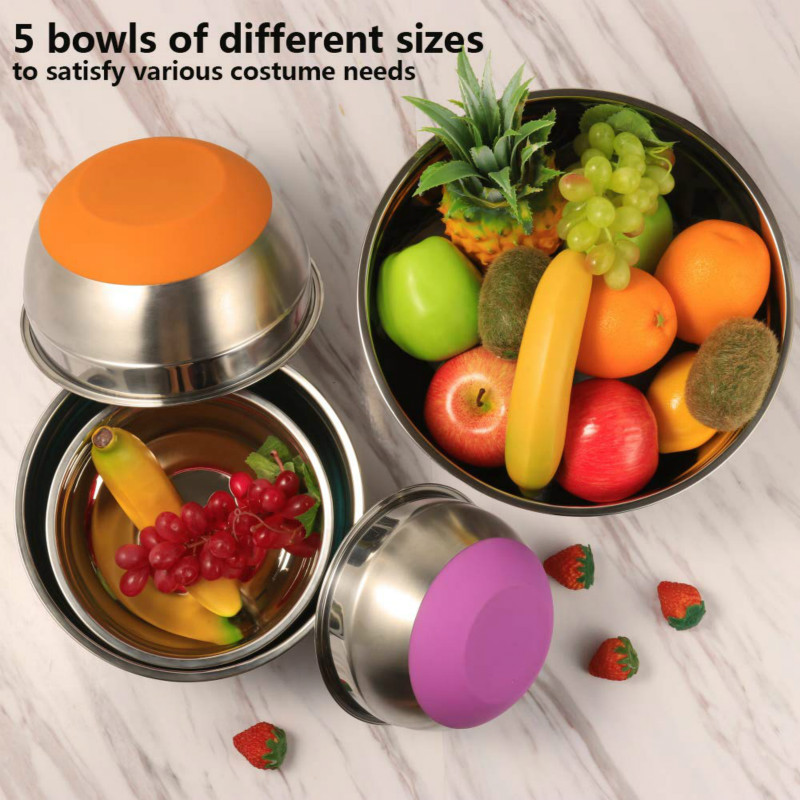 Mixing Bowl Set Cooking Tools (5Pcs) Mixing Bowl Set Cooking Tools (5Pcs)