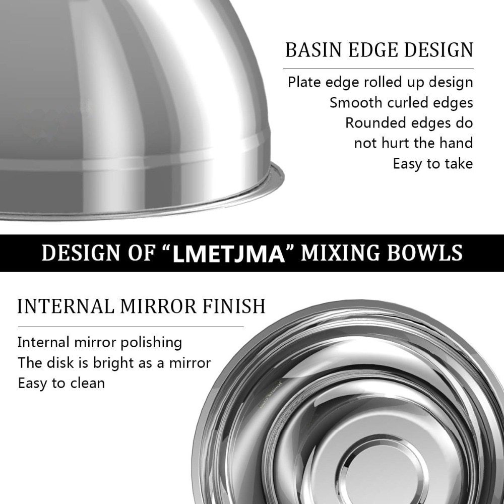Mixing Bowls for Baking Set (6 Pcs) Mixing Bowls for Baking Set (6 Pcs)