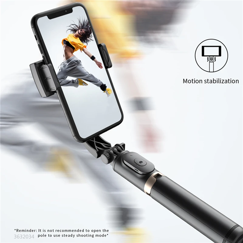 Mobile Video stabilizer Bluetooth selfie stick tripod Gimbal Stabilizer For Smartphone Live vertical shooting bracket Mobile Video stabilizer Bluetooth selfie stick tripod Gimbal Stabilizer For Smartphone Live vertical shooting bracket