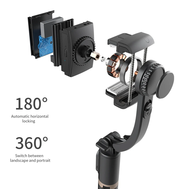 Mobile Video stabilizer Bluetooth selfie stick tripod Gimbal Stabilizer For Smartphone Live vertical shooting bracket Mobile Video stabilizer Bluetooth selfie stick tripod Gimbal Stabilizer For Smartphone Live vertical shooting bracket