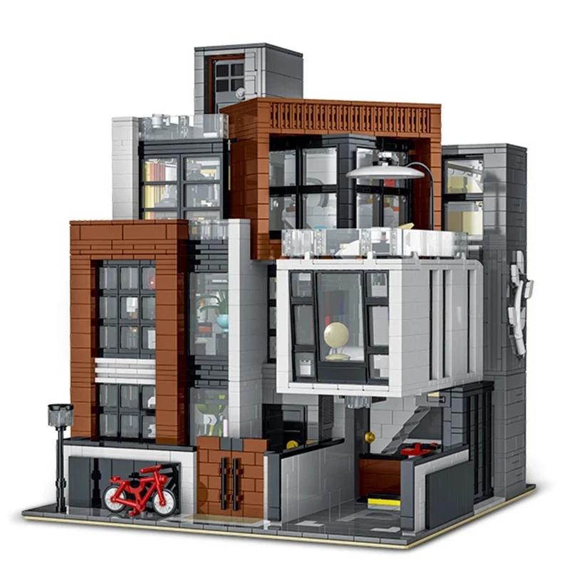 MOC-87366 Creative Modern Villa Modular City Architecture Building Block Bricks Model Street View Sets Kid Toy for MOC-87366 Creative Modern Villa Modular City Architecture Building Block Bricks Model Street View Sets Kid Toy for