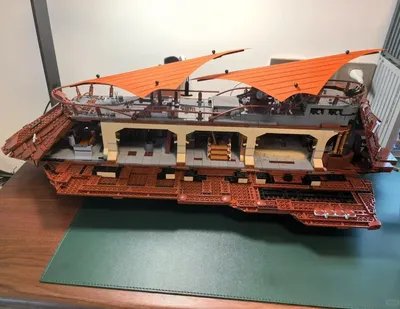 Moc UCS Jabba's Sail Barge Building Blocks Sets Compatible With Legoed Particles Suitable For Christmas Gifts 75397