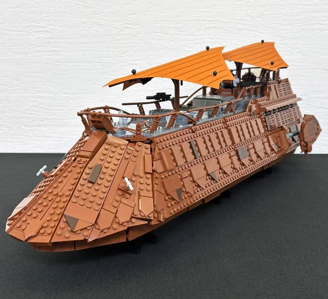 Moc UCS Jabba's Sail Barge Building Blocks Sets Compatible With Legoed Particles Suitable For Christmas Gifts 75397