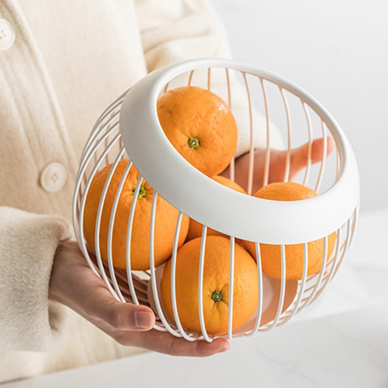Modern Black Wire Fruit Basket