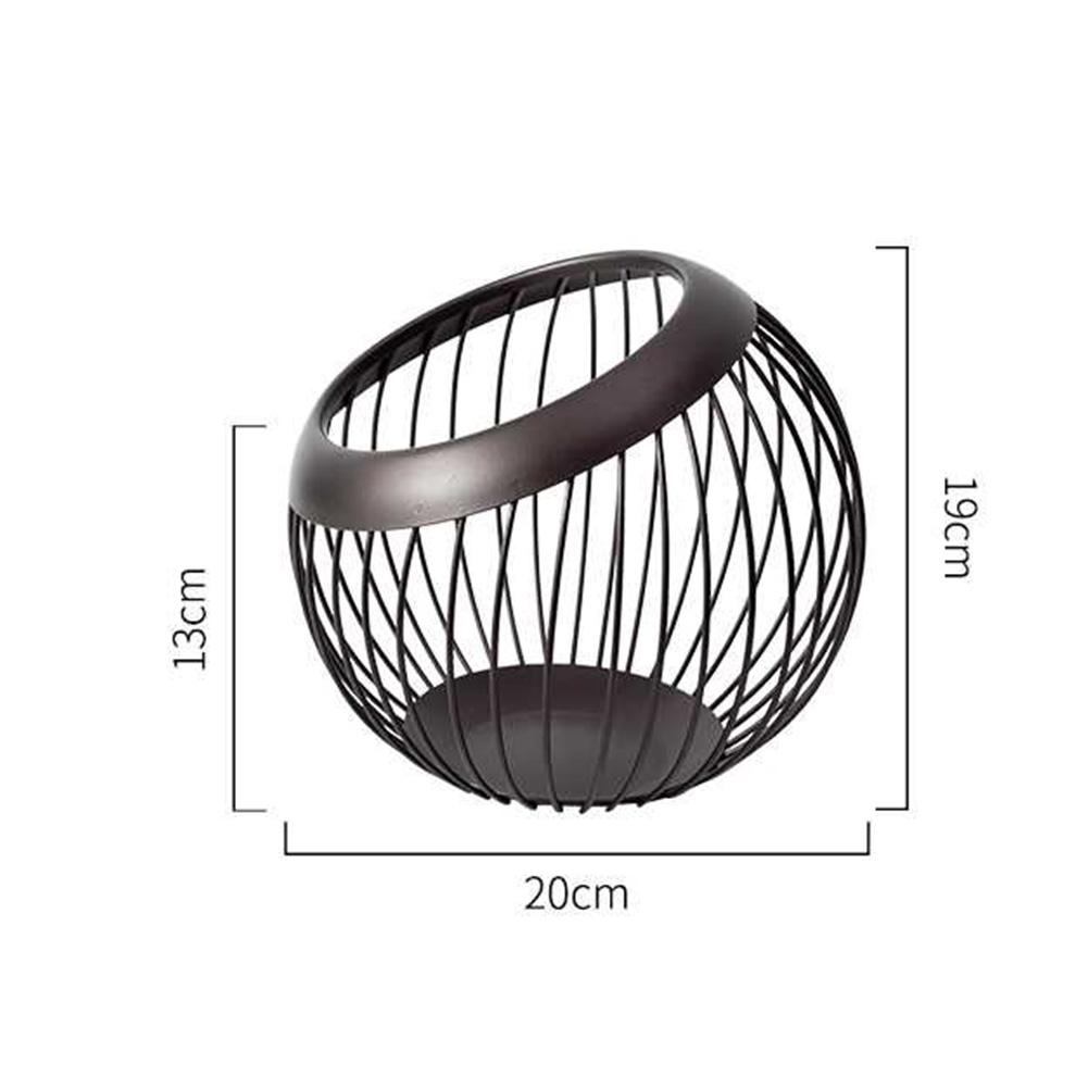 Modern Black Wire Fruit Basket