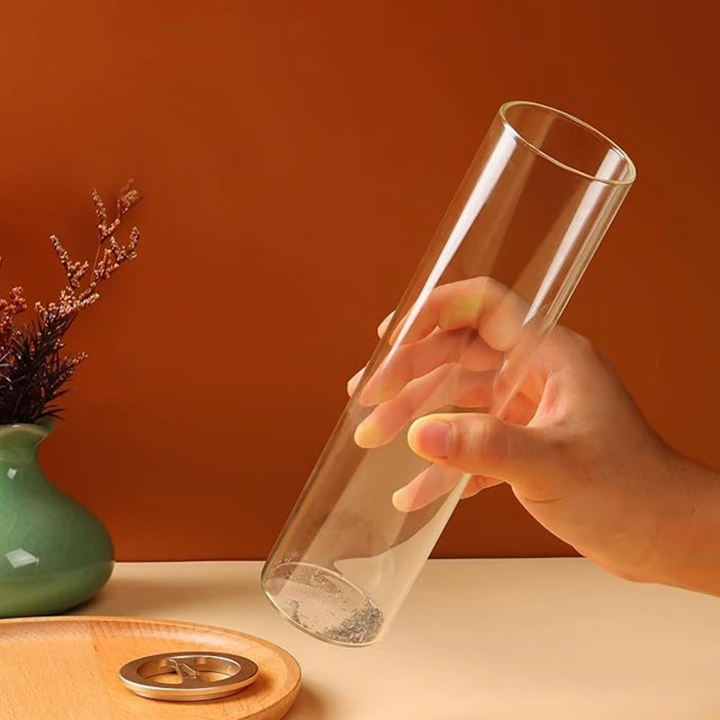 Modern Glass Incense Burner Anti-Ash Flying Incense Holder with Removable Glass Ash Catcher for Home Decor Yoga