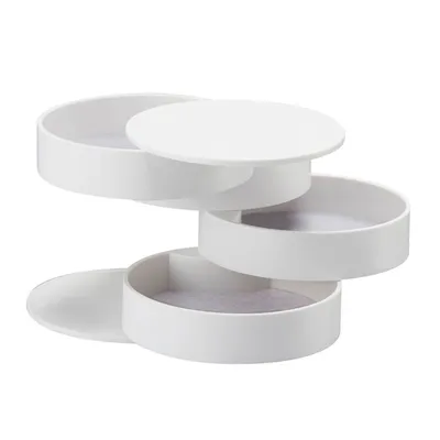 Modern Jewelry Box 4-Layer Organizer