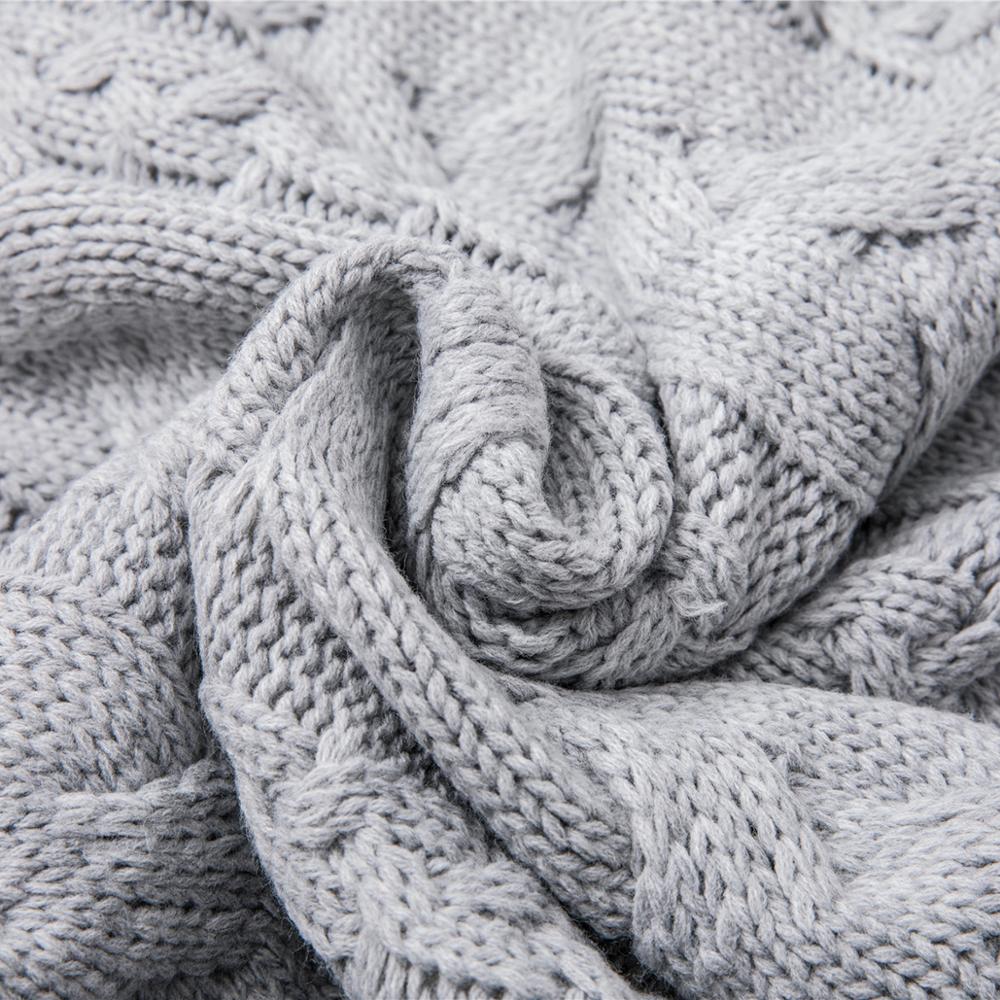 Modern Style Knitted Pillowcase