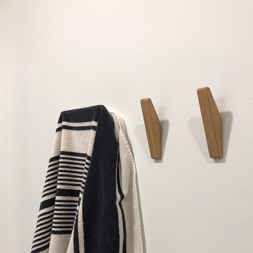 Modern Wall Wooden Coat Hooks (4 pcs) Modern Wall Wooden Coat Hooks (4 pcs)
