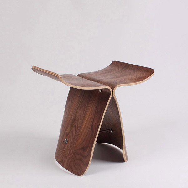 Modern Wooden Shoe Changing Stool
