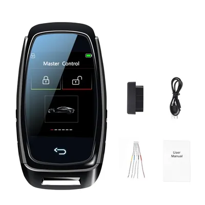Modified Universal Remote Display Smart LCD Key Comfortable Entry Auto Lock Keyless Go For