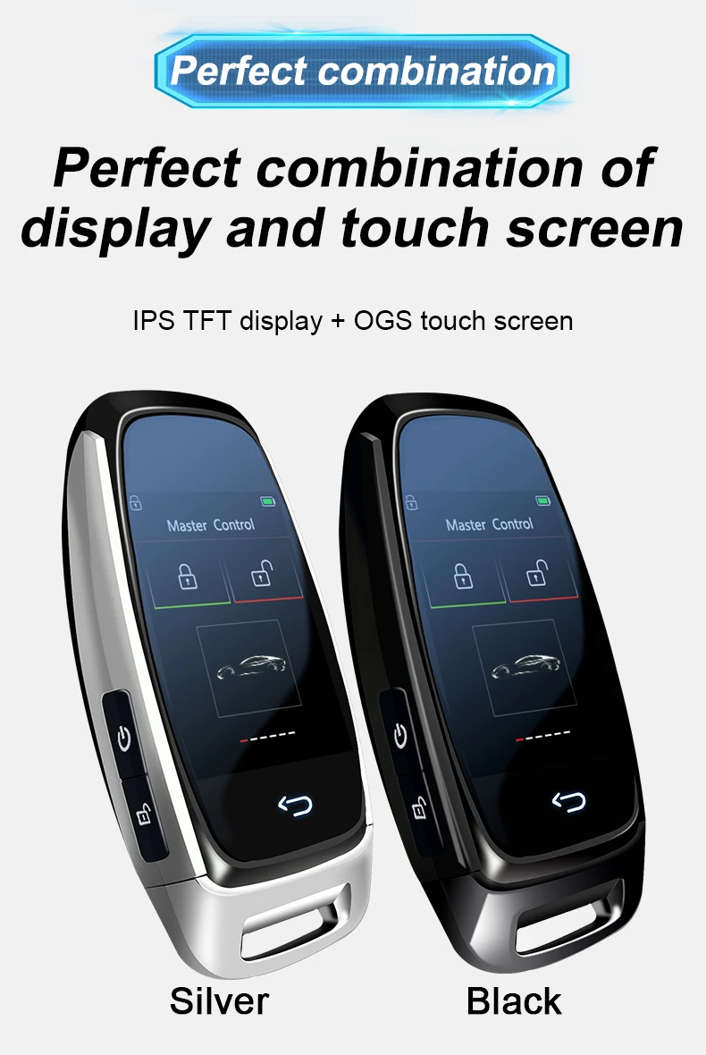 Modified Universal Remote Display Smart LCD Key Comfortable Entry Auto Lock Keyless Go For
