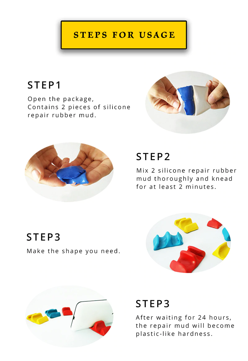 Moldable Glue Rubber Repair Stick
