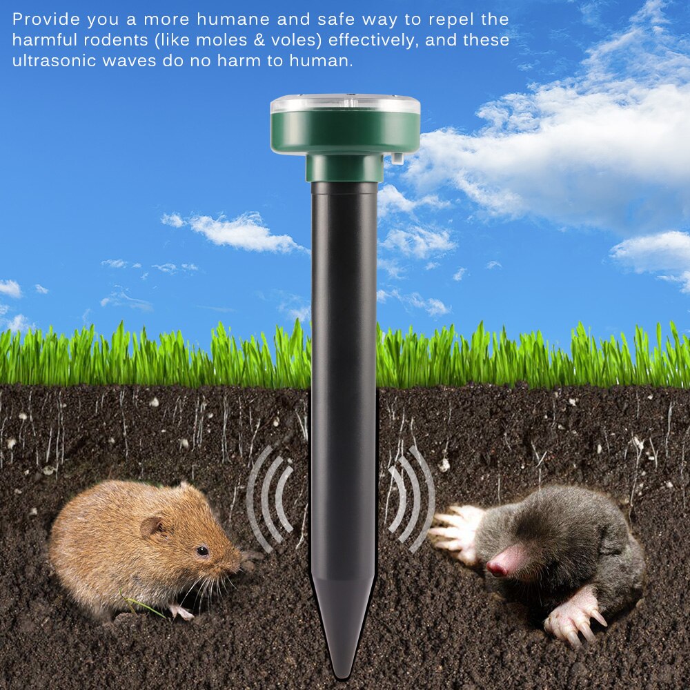 Mole Repellers Solar Power Sonic (4 Pcs) Mole Repellers Solar Power Sonic (4 Pcs)