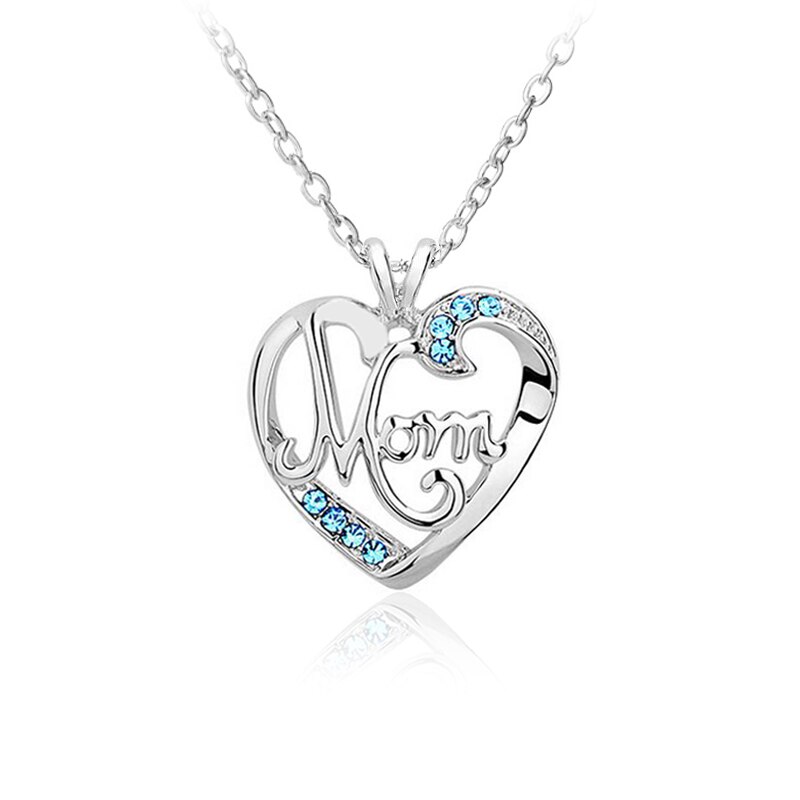 Mom Pendant Necklace Mother's Bday Gift Mom Pendant Necklace Mother's Bday Gift