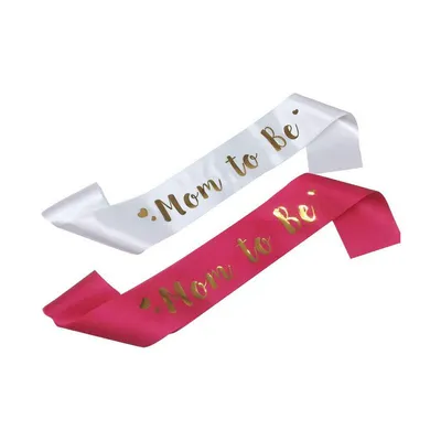 Mom To Be Sash Baby Shower Accessory Mom To Be Sash Baby Shower Accessory