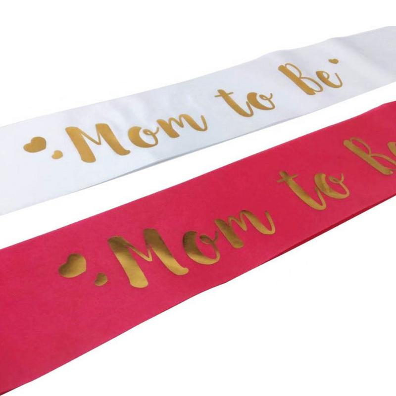 Mom To Be Sash Baby Shower Accessory Mom To Be Sash Baby Shower Accessory