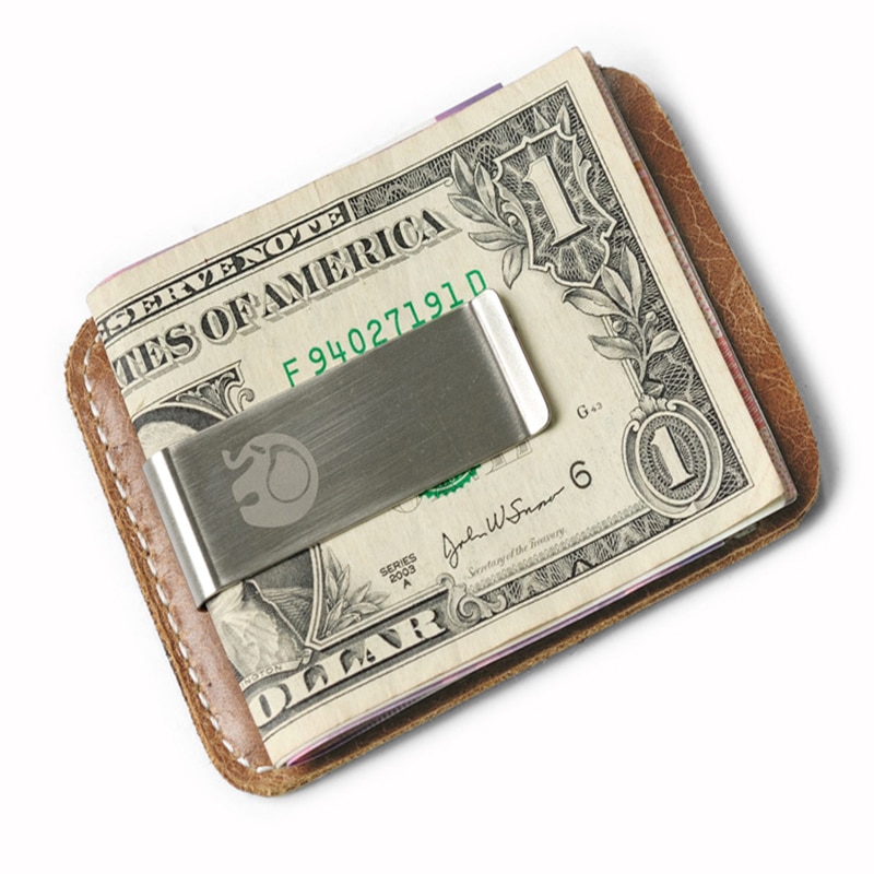 Money Clip Card Holder Genuine Leather Money Clip Card Holder Genuine Leather