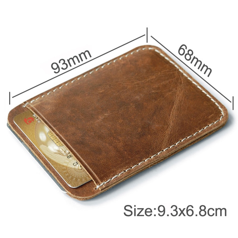 Money Clip Card Holder Genuine Leather Money Clip Card Holder Genuine Leather