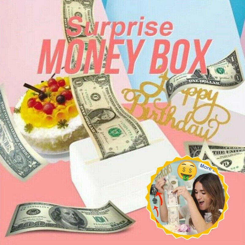 Money Pulling Box with Plastic Bags Money Pulling Box with Plastic Bags