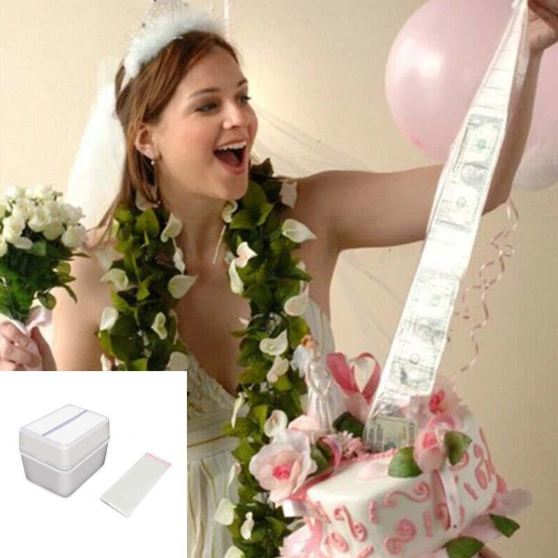 Money Pulling Box with Plastic Bags Money Pulling Box with Plastic Bags