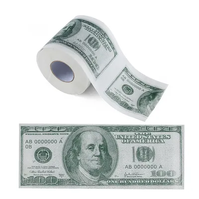 Money Toilet Paper 100 Dollar Bill Design Money Toilet Paper 100 Dollar Bill Design