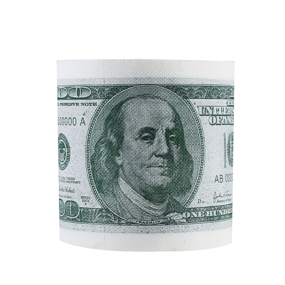 Money Toilet Paper 100 Dollar Bill Design Money Toilet Paper 100 Dollar Bill Design