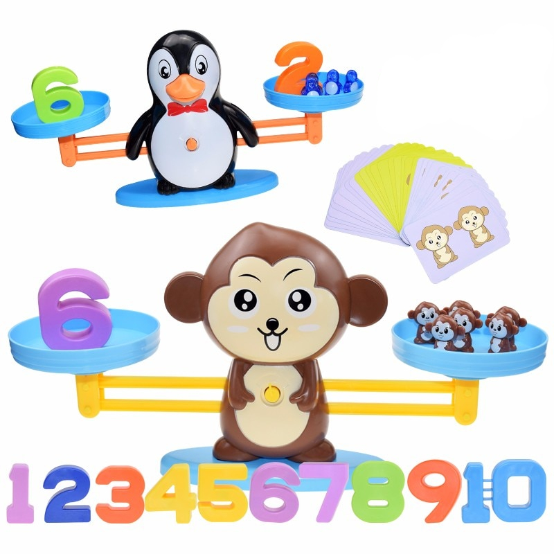 Monkey Balance Math Game Montessori Toy Monkey Balance Math Game Montessori Toy